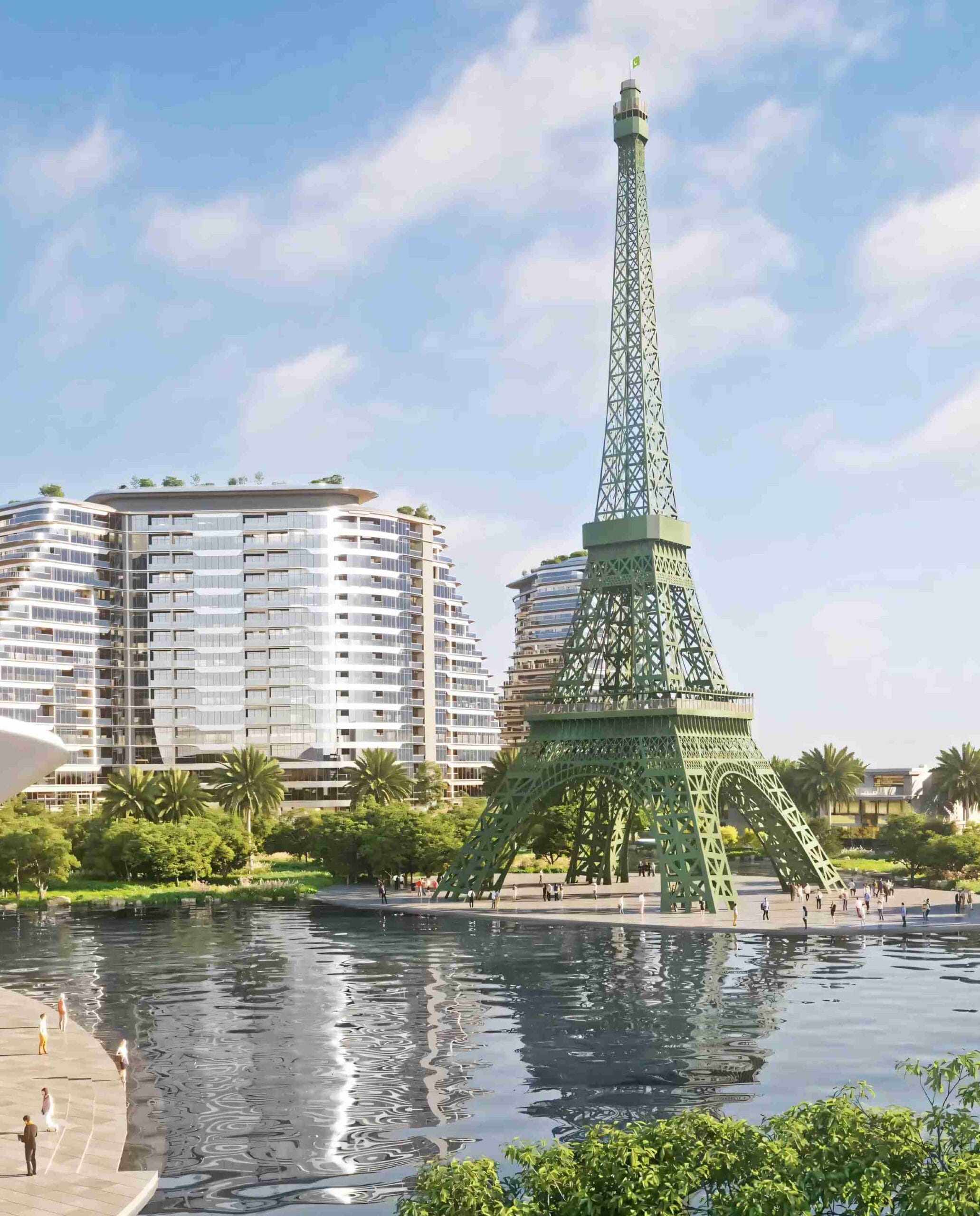 BTeiffel Tower at Waada Dubai South - BT Properties Iconic Landmark